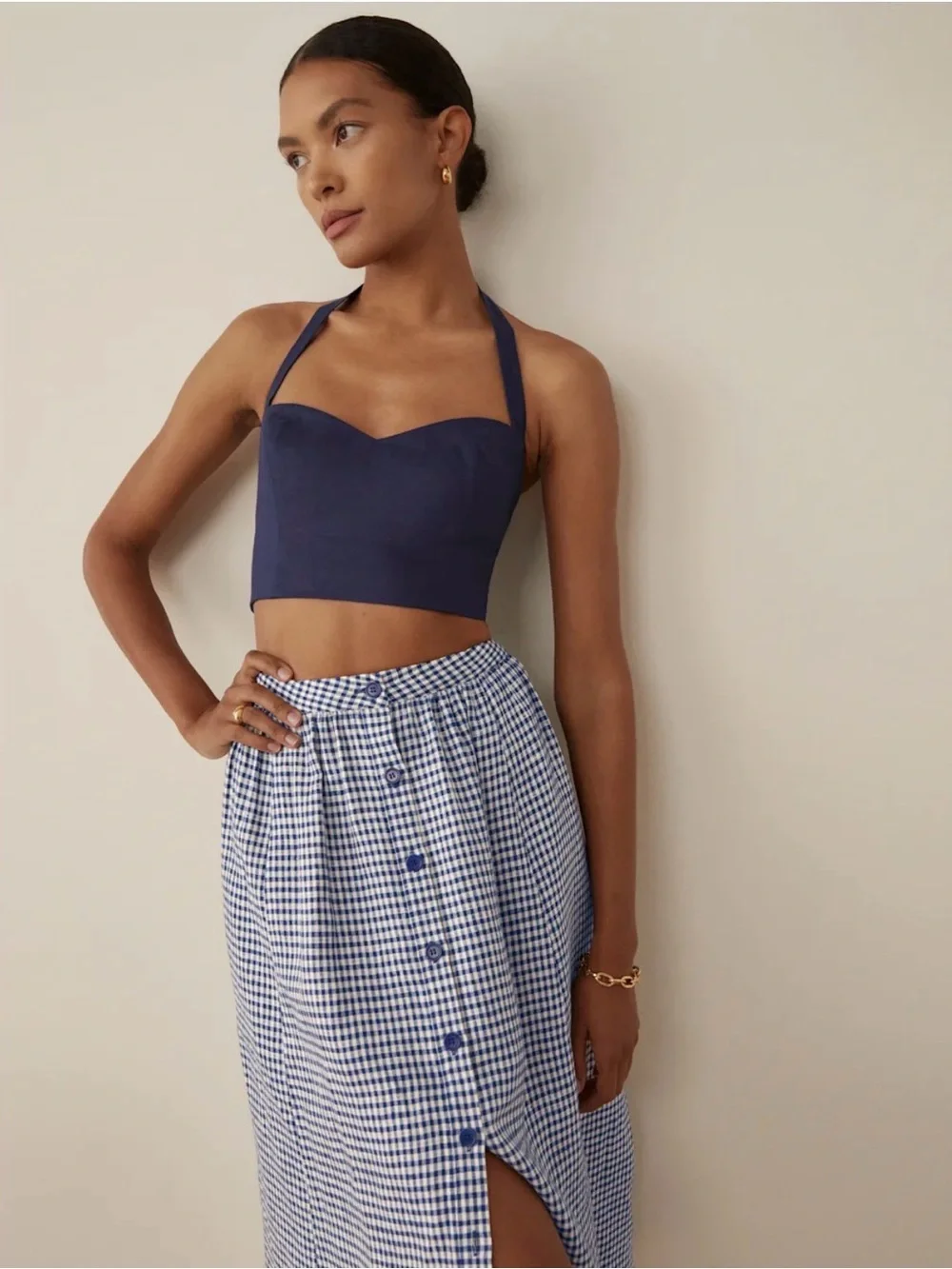 Reformation Orzo Linen Two Piece Set